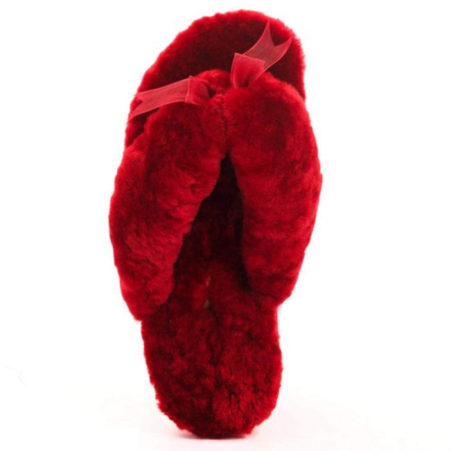 UGG Fluff Flip Flop Bordo