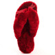 UGG Fluff Flip Flop Bordo