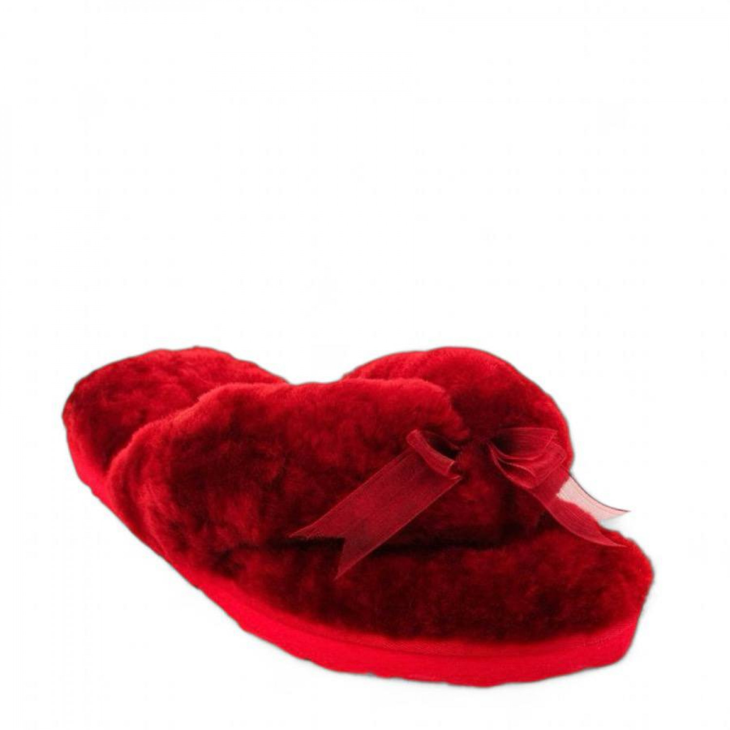 UGG Fluff Flip Flop Bordo