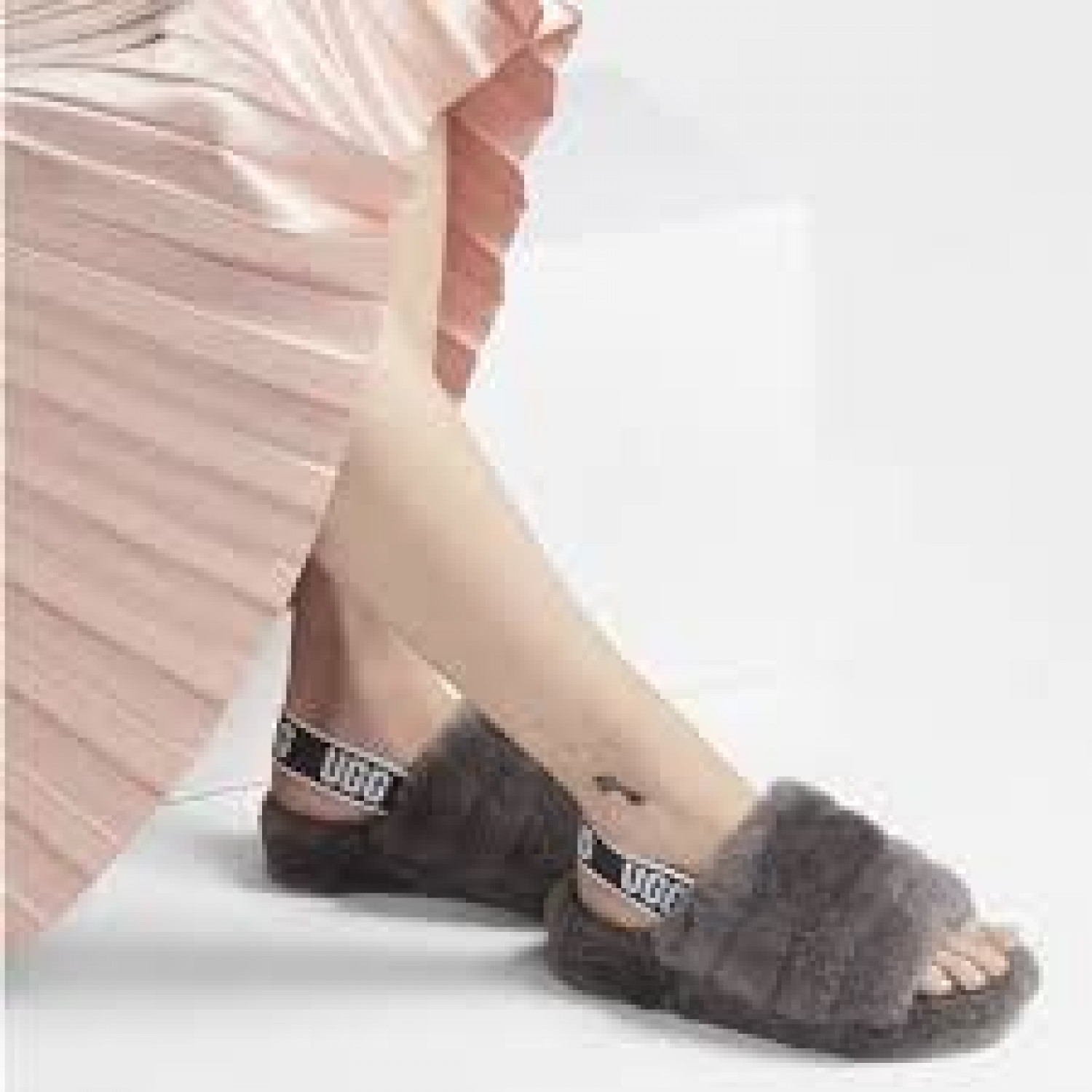 UGG Fluff Yeah Slide Grey