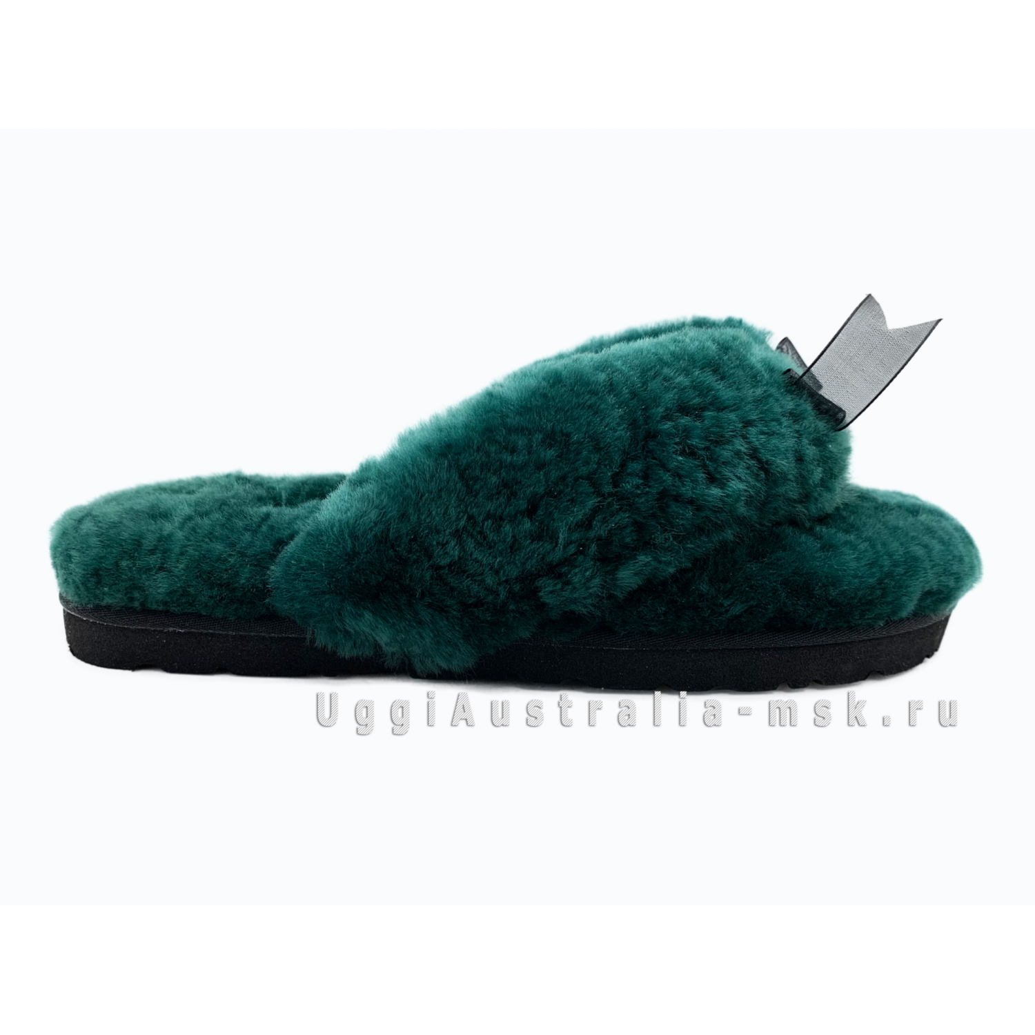 UGG FLUFF FLIP FLOP DARK GREEN UGG FLUFF FLIP FLOP DARK GREEN