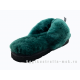 UGG FLUFF FLIP FLOP DARK GREEN