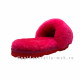 UGG FLUFF SLIDE SLIPPERS WATERMELON RED