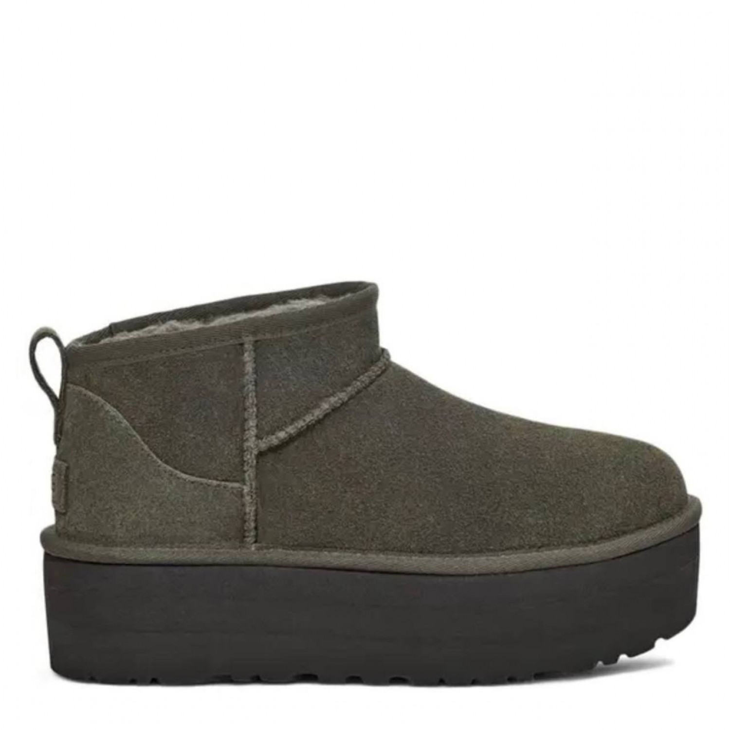 UGG Classic Ultra Mini Platform Burn Olive
