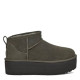 UGG Classic Ultra Mini Platform Burn Olive
