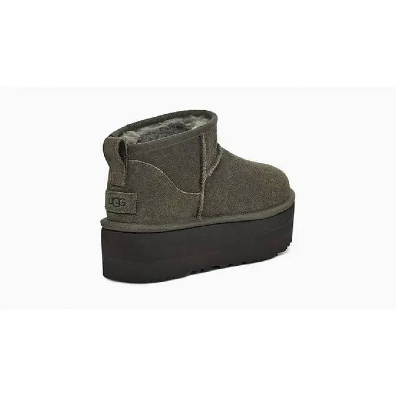 UGG Classic Ultra Mini Platform Burn Olive