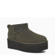 UGG Classic Ultra Mini Platform Burn Olive