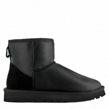 Ugg Mens Classic Mini Metallic Black